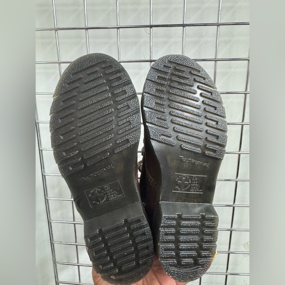 Doc Martens Dark Brown Womens Combat Boots Aimilita AW004 US6 EU 37 - Picture 8 of 13